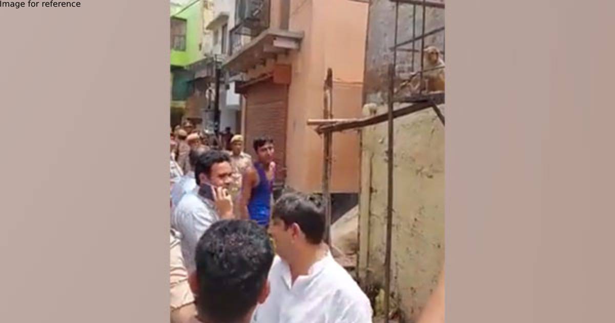 UP: Mischievous monkey steals glasses of Mathura DM in Vrindavan